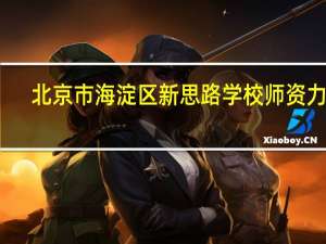 北京市海淀区新思路学校师资力量