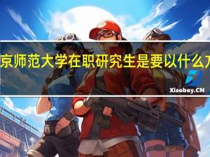 北京师范大学在职研究生是要以什么方式报考