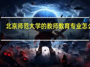 北京师范大学的教师教育专业怎么样