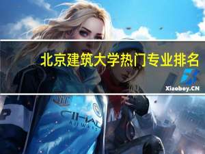北京建筑大学热门专业排名