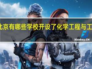 北京有哪些学校开设了化学工程与工艺专业