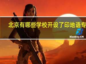 北京有哪些学校开设了印地语专业