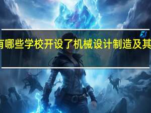 北京有哪些学校开设了机械设计制造及其自动化专业