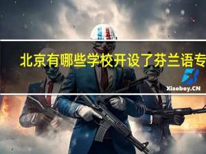 北京有哪些学校开设了芬兰语专业
