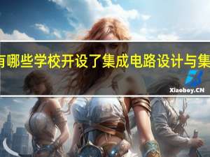 北京有哪些学校开设了集成电路设计与集成系统专业
