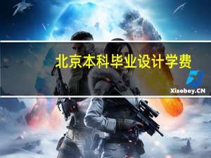 北京本科毕业设计学费
