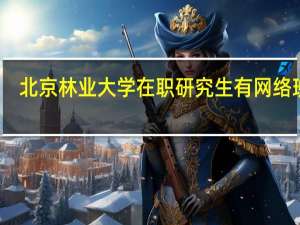 北京林业大学在职研究生有网络班吗