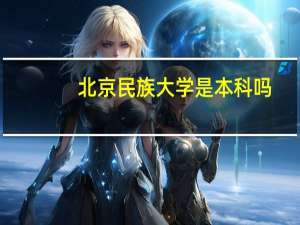 北京民族大学是本科吗
