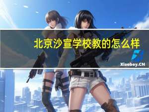 北京沙宣学校教的怎么样