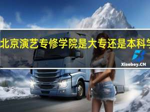 北京演艺专修学院是大专还是本科学校啊