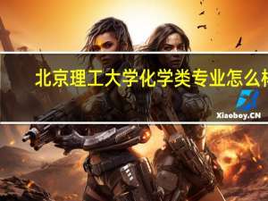 北京理工大学化学类专业怎么样