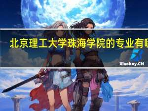 北京理工大学珠海学院的专业有哪些