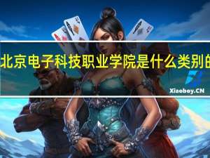 北京电子科技职业学院是什么类别的学校