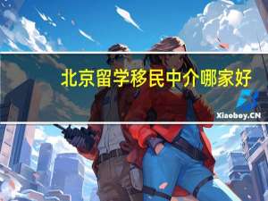 北京留学移民中介哪家好