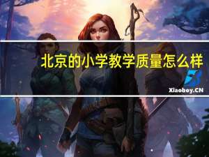 北京的小学教学质量怎么样