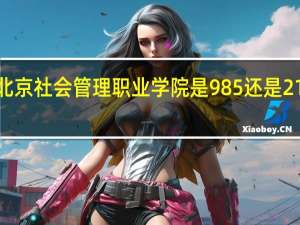 北京社会管理职业学院是985还是211大学