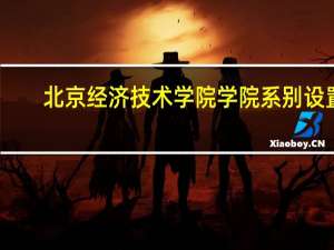 北京经济技术学院学院系别设置