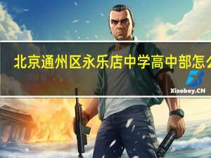 北京通州区永乐店中学高中部怎么样
