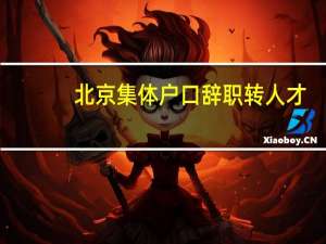 北京集体户口辞职转人才（北京集体户口辞职）