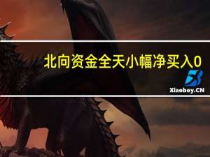 北向资金全天小幅净买入0.41亿元