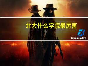 北大什么学院最厉害