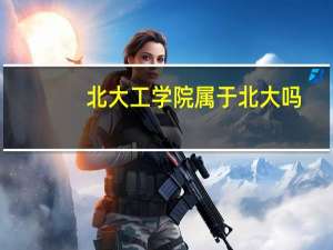 北大工学院属于北大吗
