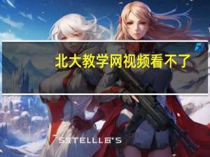 北大教学网视频看不了（北大教学网）