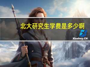 北大研究生学费是多少啊