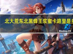 北大荒 东北黑蜂 王浆蜜卡路里是多少