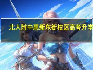 北大附中惠新东街校区高考升学率