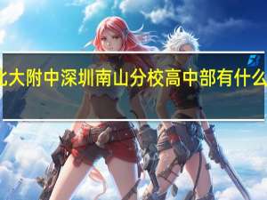 北大附中深圳南山分校高中部有什么优势呢