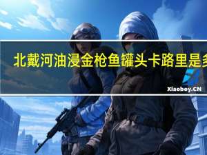 北戴河 油浸金枪鱼罐头卡路里是多少