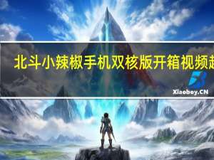 北斗小辣椒手机双核版开箱视频 超清（北斗小辣椒m1）