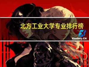 北方工业大学专业排行榜