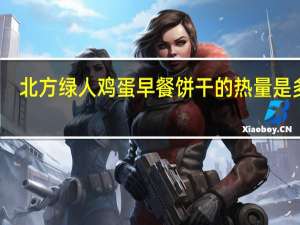 北方绿人 鸡蛋早餐饼干的热量是多少