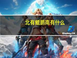 北有鲲鹏南有什么