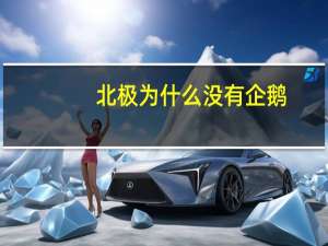 北极为什么没有企鹅