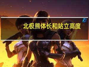 北极熊体长和站立高度