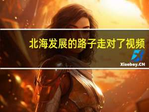 北海发展的路子走对了视频（北海发展的路子走对）