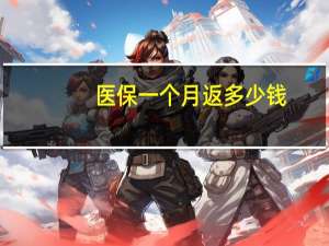医保一个月返多少钱