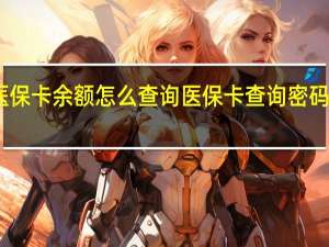 医保卡余额怎么查询　医保卡查询密码是多少