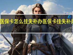 医保卡怎么挂失补办　医保卡挂失补办流程