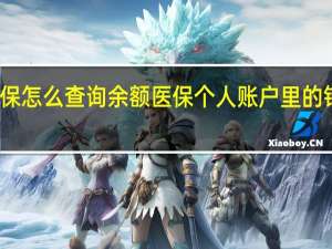 医保怎么查询余额　医保个人账户里的钱怎么用
