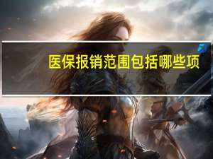 医保报销范围包括哪些项
