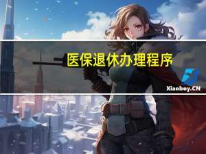 医保退休办理程序