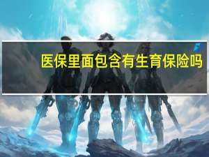 医保里面包含有生育保险吗