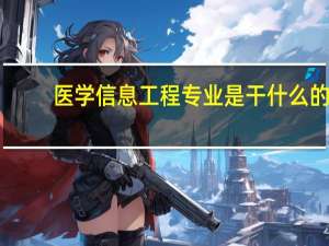 医学信息工程专业是干什么的
