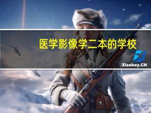 医学影像学二本的学校