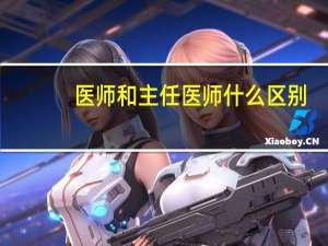 医师和主任医师什么区别