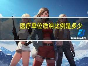 医疗单位缴纳比例是多少